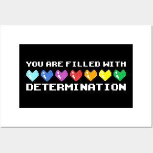 You Are Filled With Determination  Motivational Posters and Art
